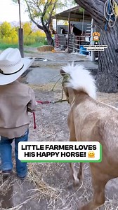 This little guy is awesome 🤠🐴 | Fluffy Animals