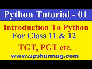 Python Tutorial Part - 01