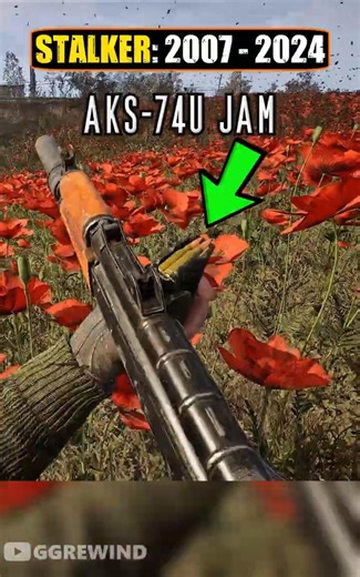 ☢️ Weapon Jams in Every STALKER Game! 2007 → 2024 😮 Huge Difference #Shorts #Stalker2 #games