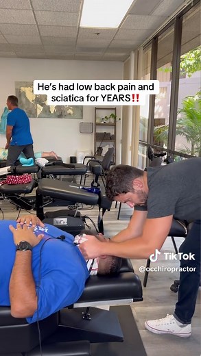 Chiropractor Adjustment for Years of Back Pain & Sciatica