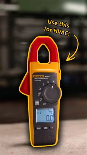 🌡️❄️ This is the best Clamp Meter for HVAC Techs!