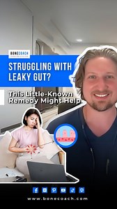 Did you know that a compromised gut barrier can allow unwanted substances like partially digested food particles and toxins to seep into the bloodstream, triggering widespread inflammation throughout the body? This inflammation can lead to conditions such as osteoporosis, arthritis, and other chronic diseases. 😱 Fortunately, there is a way to help restore and strengthen the gut's protective lining from within. Watch this video to find out how! 🎬 Want to learn more? Head to bonecoach.com or tap