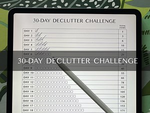 30-day Decluttering List • 30 Day Decluttering • Declutter Checklist • Declutter Tracker • Declutter Challenge • Decluttering Challenge • - Etsy
