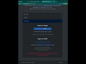 How to make and import characters for ANY AI chatbot site