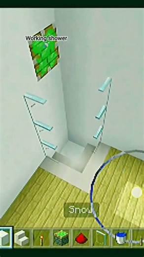 Minecraft working shower🚿🚿