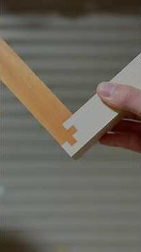 I made a double locked rabbet joint. #shorts