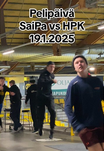 Pelipäivä SaiPa vs HPK 7 - 1🔥 19.1.2025 #saipa #jääkiekko #icehockey #hockeytiktoks #hockeyboys ##saipau18 #ylpeästikeltamusta