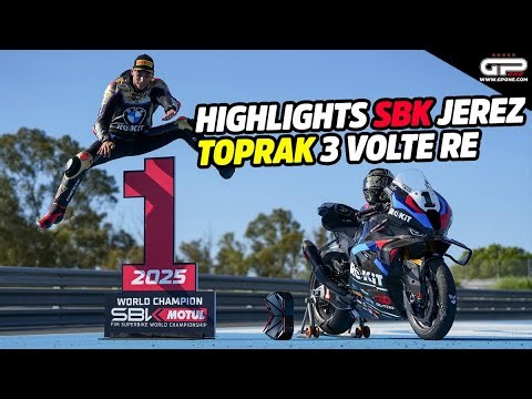 Highlights SBK Jerez Gara2: la terza corona di Toprak, l'acuto di Bulega
