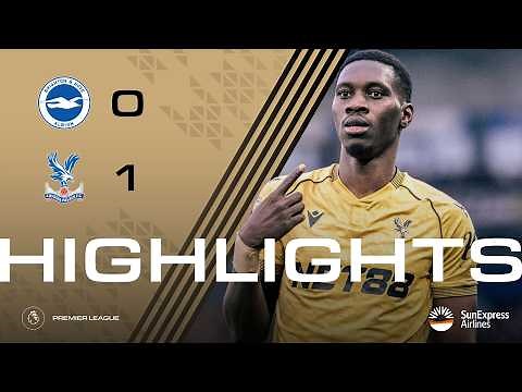 SARR Tears Brighton Apart 🤯🦅 | Brighton 0-1 Crystal Palace | Premier League Highlights