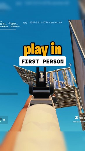 Fortnite First Person Map: Play in First Person Mode!
