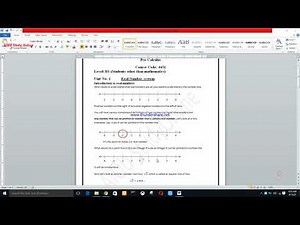 4431 Pre-Calculus Unit no 1 Lec.1