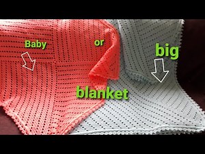 Which way filet blanket. Do as baby or big blanket.