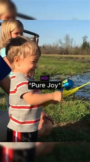 Kid Catches Giant FISH With TOY Rod!😲