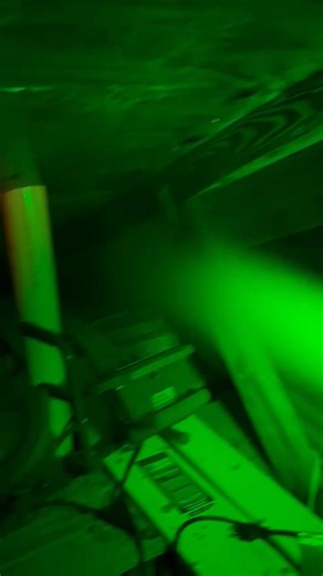 Ever wonder why our attics look like a sci-fi movie? When we perform a high-pressure, tentless termite treatment in Miami, it creates a thick, deep-penetrating fog in your attic. The problem? If we use a regular white flashlight, the light just bounces off the fog right back into our eyes—leaving the termite-infested wood completely hidden in the glare. That’s where or proprietary laser equipment comes in! The laser cuts straight through the particulate matter, giving us "x-ray vision" through t