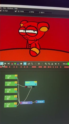 Using opentoonz effects #opentoonz #animation