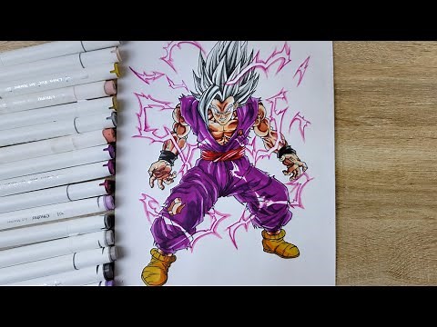 How to Draw Beast Gohan 💥[ Full Body ],Step by step Drawing tutorial