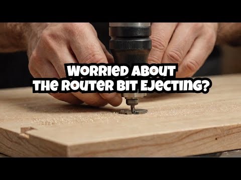 Worried about the router bit coming out? #DIY #Router #woodworking