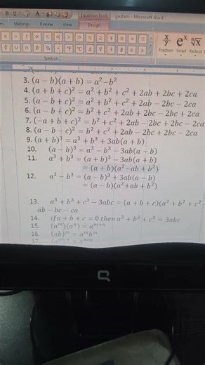 math's formula in computer #viral