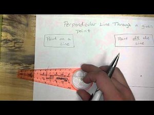 Perpendicular Line Through a Point