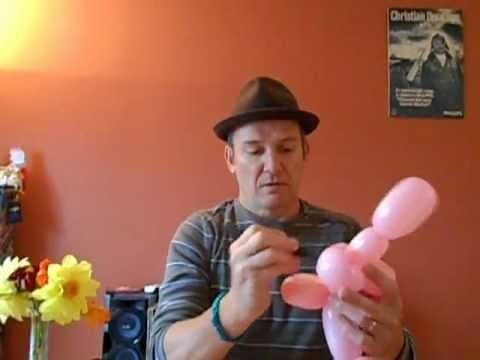 Sculpture sur ballon N° 12 "le petit lapin" balloon tutorial bunny rabbit