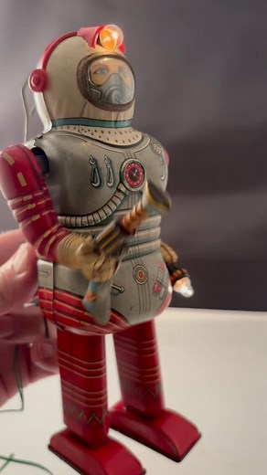 I listed this amazing robot toy on ebay . Dates to the late 1950's. Bidding will end this coming Monday November 24. Listing is : Nomura Japan Tin Remote Control Robot. | Bainbridge Antique Center