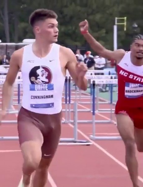 Trey Cunningham track and field bulge bouncing