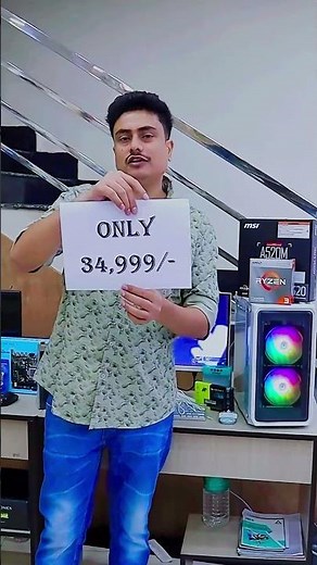 🔥 Ultimate Gaming PC Setup Under ₹35,000! 🤯 RGB Beast #shorts