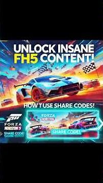 Unlock Insane FH5 Content! How to Use Share Codes for EventLabs, Tunes & Liveries #shorts