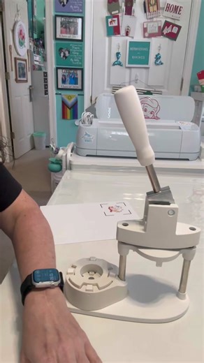 DIY Birthday Button Making Tutorial with Button Press