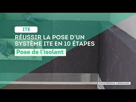 Réussir la pose d'un système ITE en 10 étapes : Pose de l'isolant