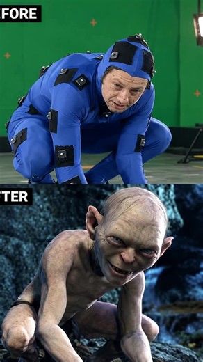 Gollum VFX Behind the Scenes — Before and After