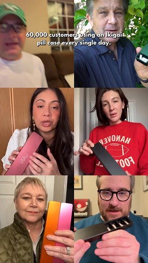 Meet Ikigai Cases - the quality metal pill case. Sleek, durable and discreet pill storage that will last you a lifetime. Here's what our customers experience: ☑️ No more spilled pills in bags ☑️ Discreet storage ☑️ Look forward to using them everyday ☑️ 100% metal & zero plastic ☑️ Easy pouring out of daily dosage ☑️ Satisfying lid design that clicks at each pocket Visit ikigaicases.com to read hundreds of five star reviews ⭐️⭐️⭐️⭐️⭐️ and what makes Ikigai Cases the world's best pill cases. | Ik