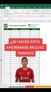 💚 ¡Sígueme más trucos de Excel! 📩 No olvides guardar y compartir #excel #howto #spreadsheets #formularios #excel #productividad #howto #spreadsheets #finance #microsoftambassador | Aprendemos Excel desde Cero