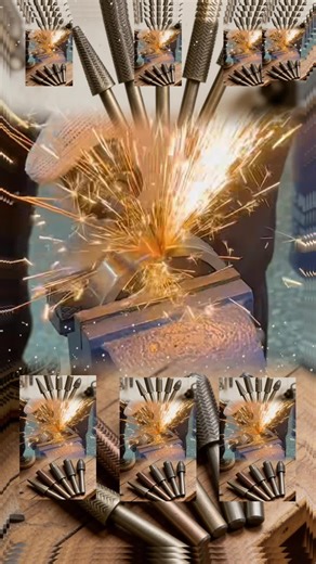 Tungsten steel rotary files are suitable for grinding, polishing, and engraving.#tiktokshop #fyp #tiktok #foryoupage