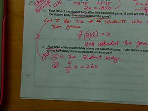 Solving Linear Word Problems