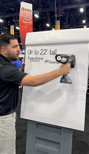 The Handjet EBS-260 Portable Inkjet Printer is designed to print directly on almost any surface, whether porous or non porous. It can mark materials like wood, metal, plastic, concrete, glass, cardboard, pipes, stone, and packaging. This makes it a practical tool for construction sites, warehouses, manufacturing floors, and outdoor environments where traditional printers cannot be used. #Printer #HandheldPrinter #PortablePrinter #Warehouse #Construction