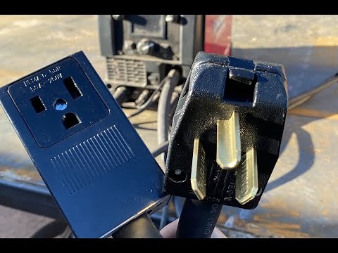 Making a 250V Welder cable for a Washer Dryer 240V Outlet