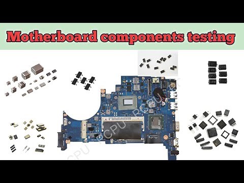 laptop motherboard ke components kaise check karte hain | laptop motherboard components testing |