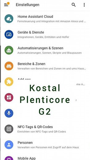 Kostal Plenticore G2 in Home Assistant hinzufügen