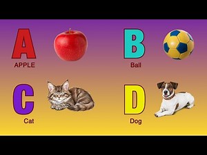 A for apple | Learn alphabets |ABC | a2z learn with fun