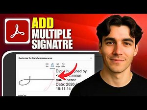 How To Add Multiple Digital Signatures On One Document In Adobe Acrobat Pro DC (Tutorial 2026)