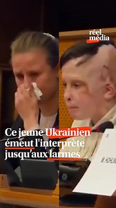 1M views · 13K reactions | Ce jeune ukrainien a ému tout le Parlement européen Roman Oleksiv, 11 ans, a raconté comment sa mère et lui se sont retrouvés sous une frappe russe il y a 3 ans. | Réel média | Facebook