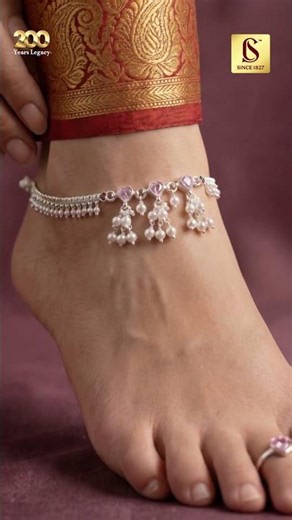 Stylish Silver Anklets | Adhik Maas Offers