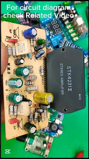 Amplifier circuit Diagram in Comment #amplifiercircuit #circuitdiagram #diyamplifier #amplifier