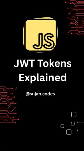 Sujan Anand on Instagram: "JWT (JSON Web Token) is a compact, secure way to send information between two parties (usually client ↔ server) as a JSON object. Most commonly, JWT is used for authentication (proving who you are) and authorization (what you’re allowed to do). Think of it like a digital entry pass 🎟️ Once you get it, you can show it again and again without logging in every time. do we need JWT? The problem without JWT Imagine this flow: 1. User logs in 2. Server verifies credentials 