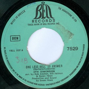 5th Dimension - One Less Bell To Answer / Feelin' Alright