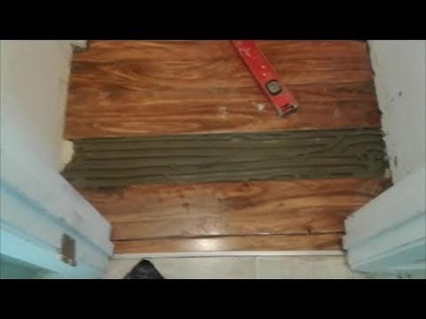 How To Tile A Wood Look Tile On A Floor - 6x36 Plank Tile - Look like Hardwood