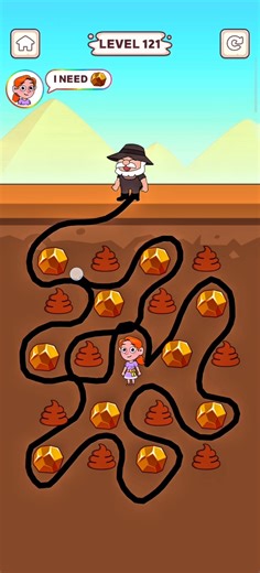Pull The Gold Level 121 #gaming #gameplay #shorts #trending #viral #youtubeshorts