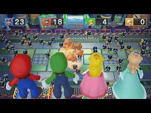 Mario Party 10 - Mario vs Luigi vs Peach vs Rosalina - Coin Challenge (Master Difficutly)