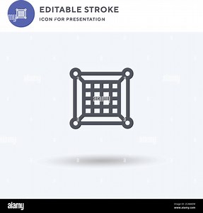 Net icon vector, filled flat sign, solid pictogram isolated on white, logo illustration. Net icon for presentation Stock Vector Image & Art - Alamy